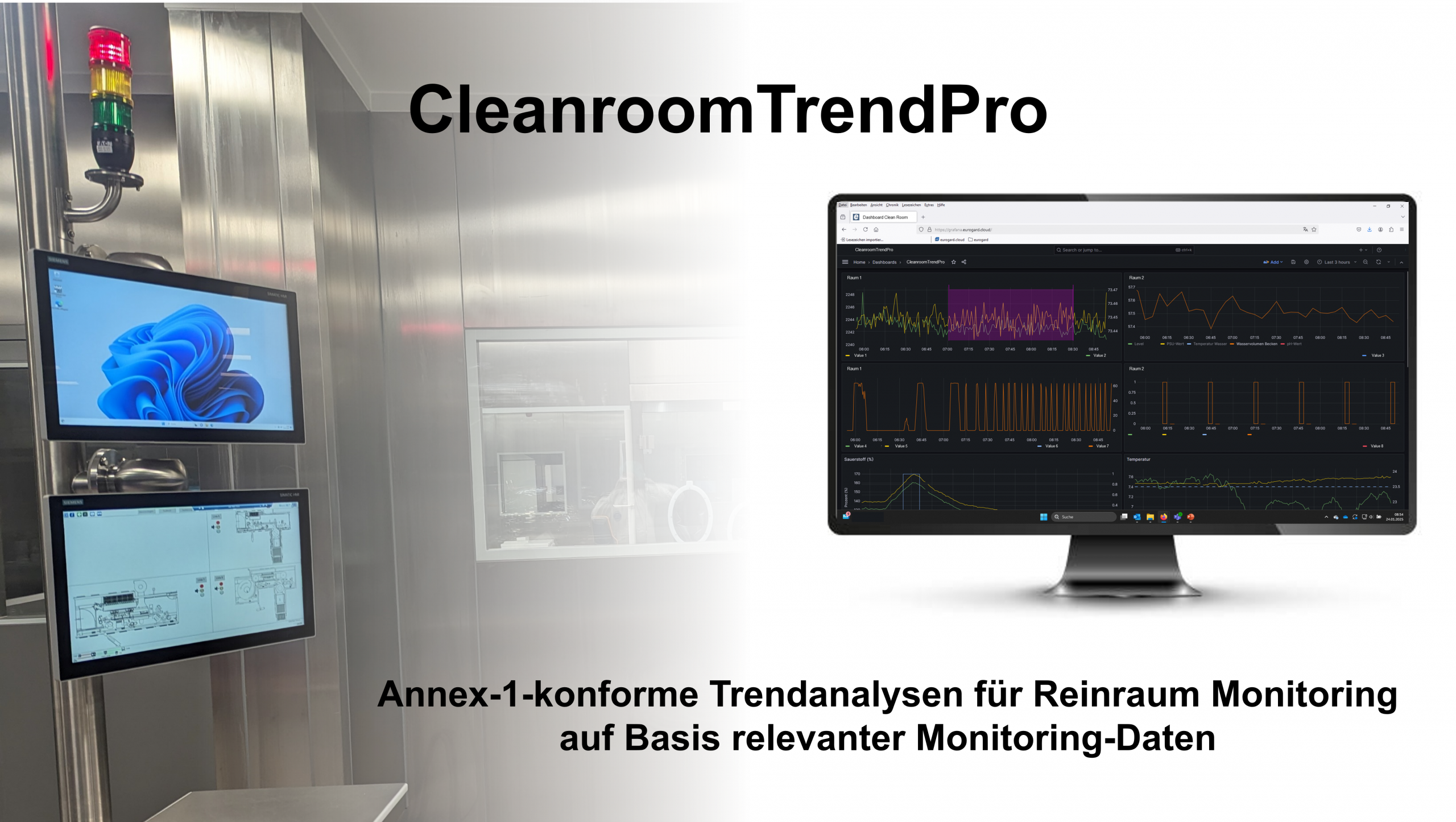 Annex-1-konforme Trendanalysen für Reinraum Monitoring