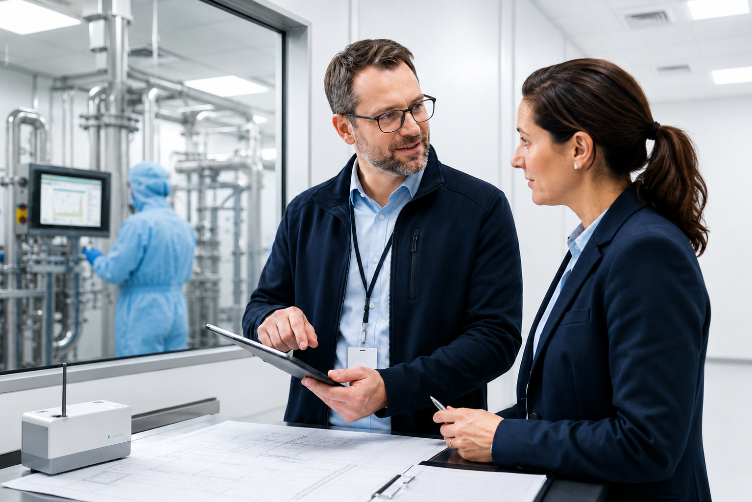 Service und Beratung für Reinraum Monitoring in GMP-Umgebungen