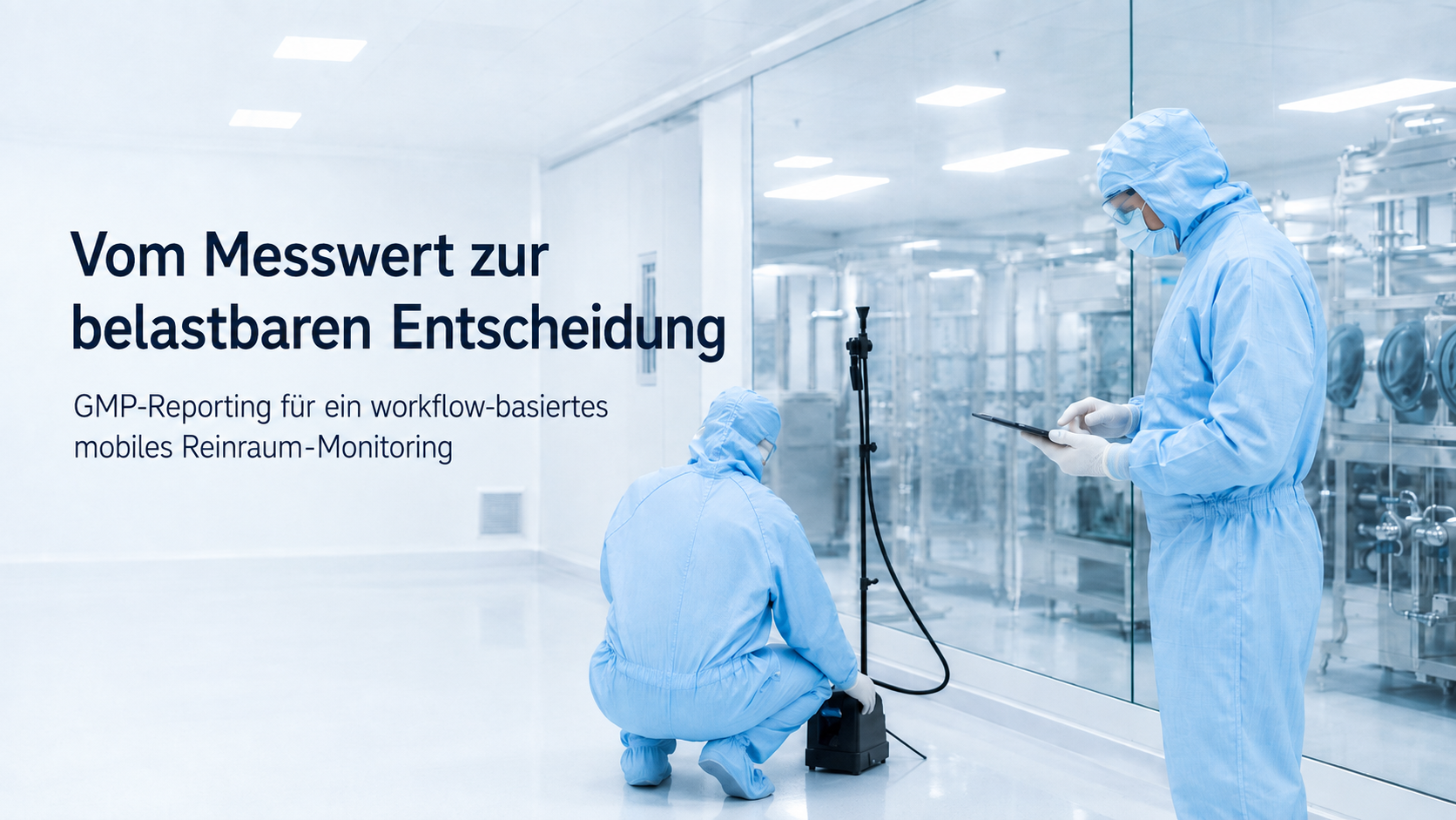 GMP-Reporting im mobilen Reinraum-Monitoring | White Paper by eurogard